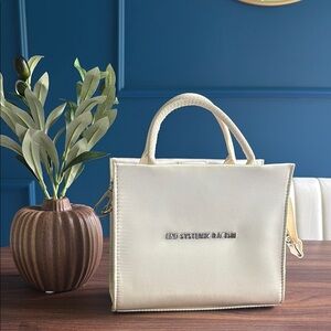 ESR Cream Satin Tote - Brandon Blackwood